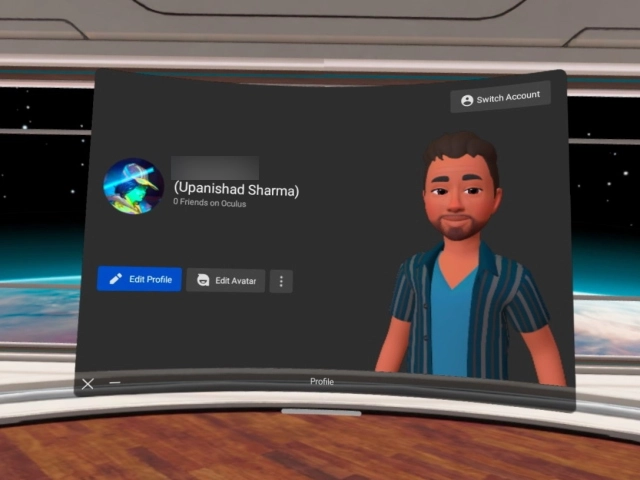 A 3D animated avatar in metaverse