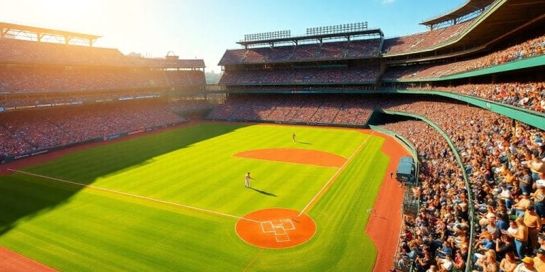 Baseball stadium full of Padres fans