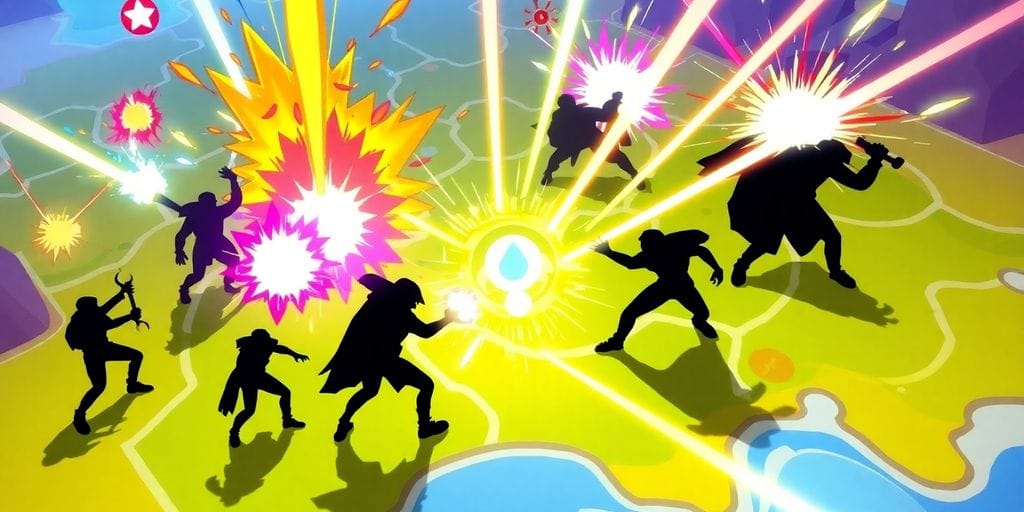 Brawl Stars characters illuminated