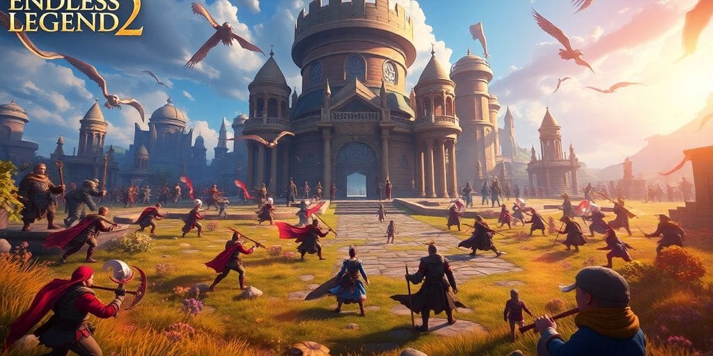 Endless Legend 2 demo with celebratory Guntouchables milestone.