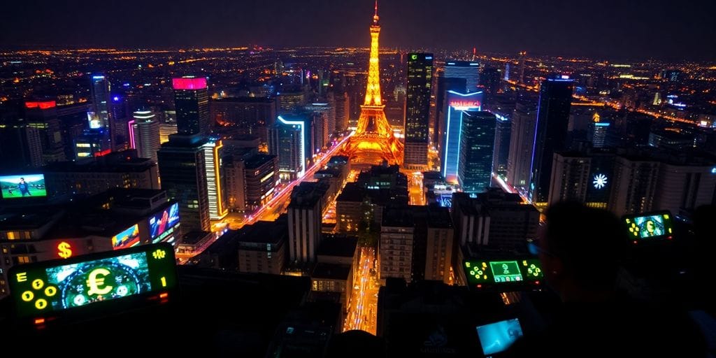 European gaming revenue growth with digital currency.