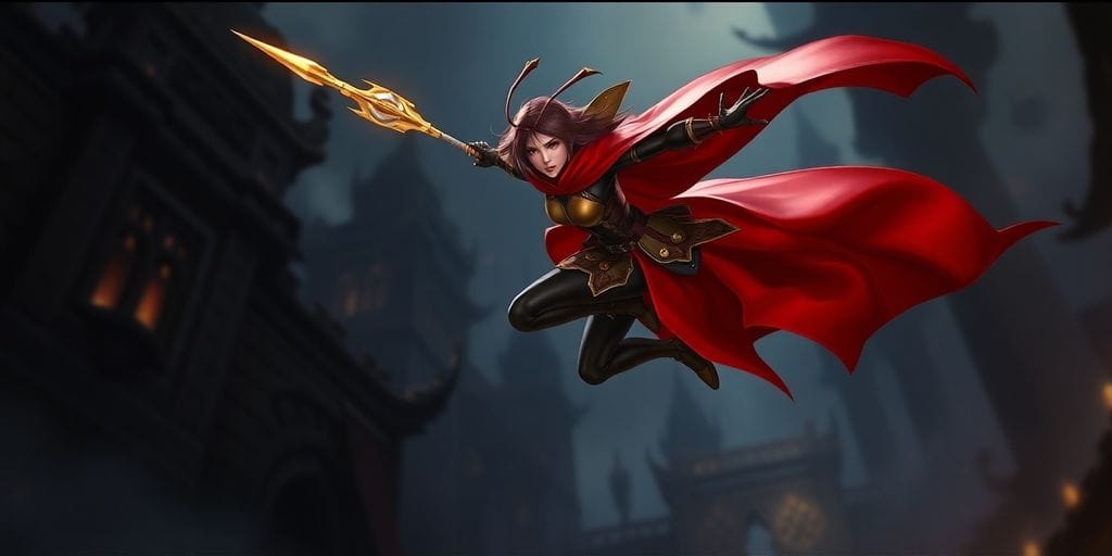 Hornet in action, ready for battle with wings outstretched.