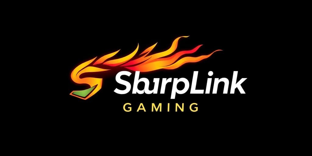 SharpLink Gaming logo with soaring upwards motion.