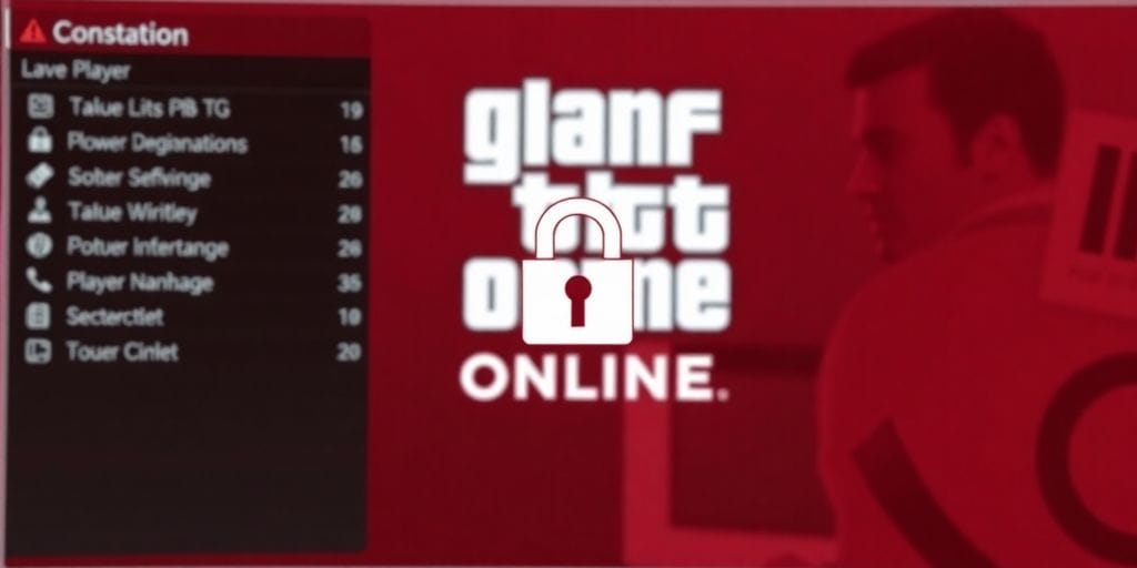 GTA Online player data screen with leak warning.