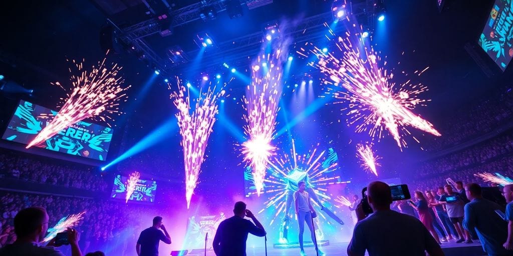 Dynamic esports match in progress.