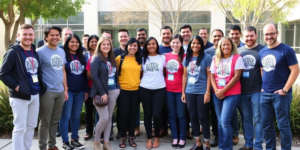 Blizzard Irvine workers celebrate unionization.