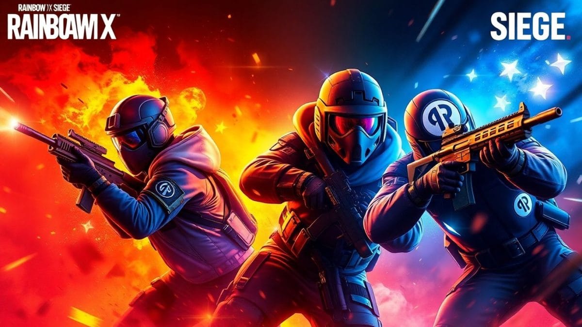 Rainbow Six Siege esports players in action.