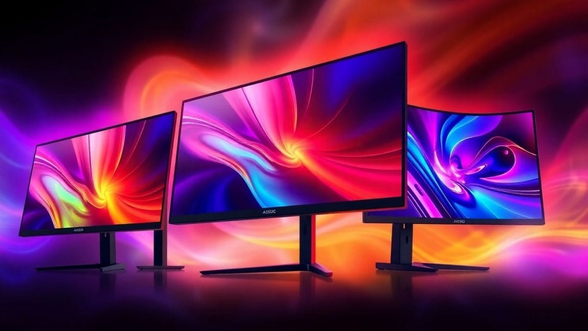 Gaming monitors from ASRock, Samsung, Asus, Cooler Master