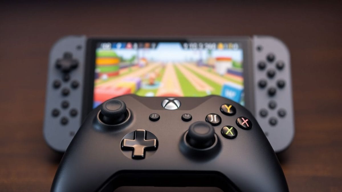 Xbox controller and handheld gaming device