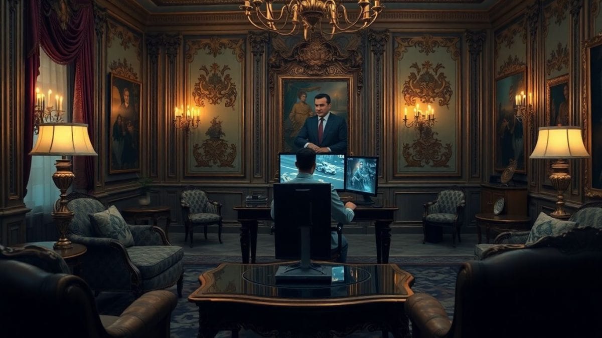 Deposed dictator [Assad] gaming lavishly in Moscow.