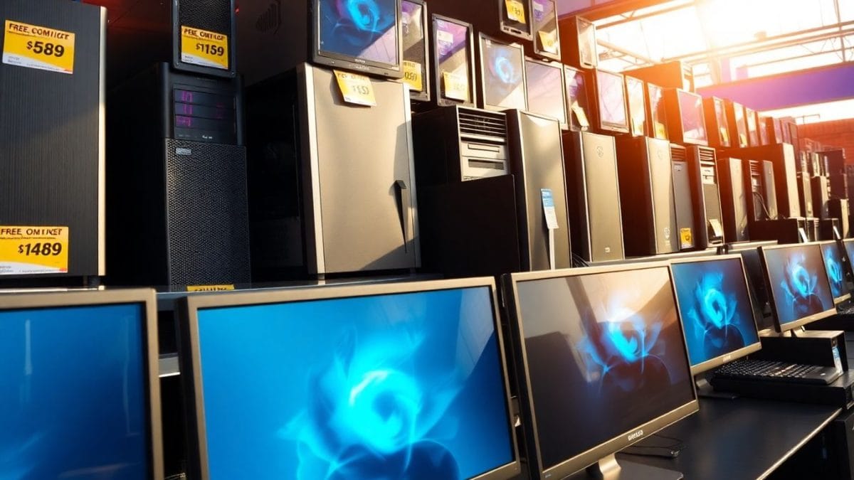 Gaming PCs and monitors with slashed price tags.