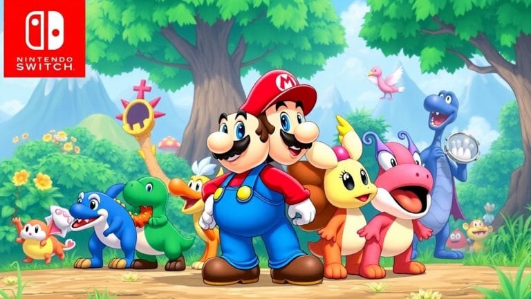 Super Mario RPG Remake characters and world on Switch.