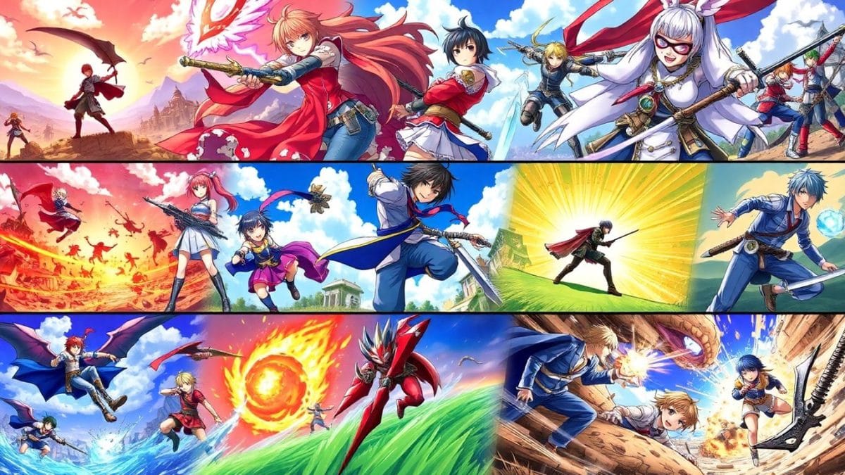 Upcoming Japanese RPGs collage