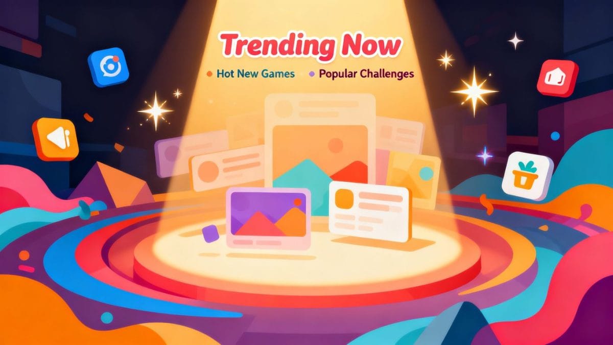 Latest news and entertainment buzz illustration