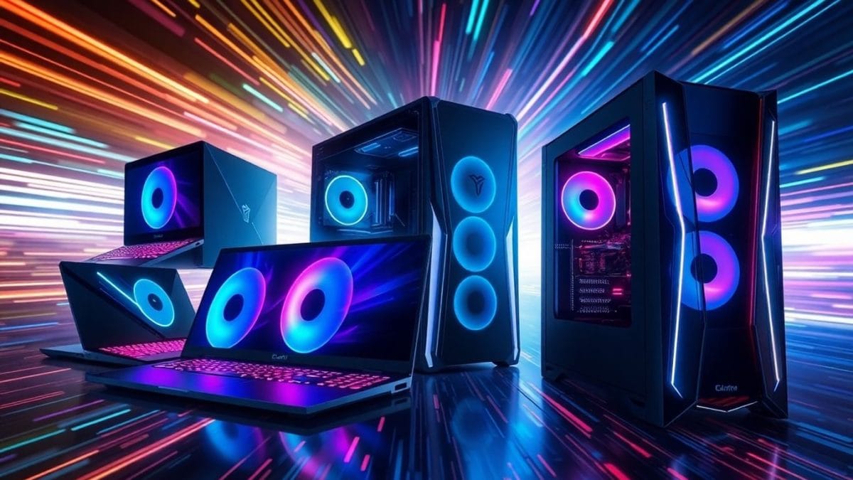 Gaming laptops and desktops with Black Friday deals.