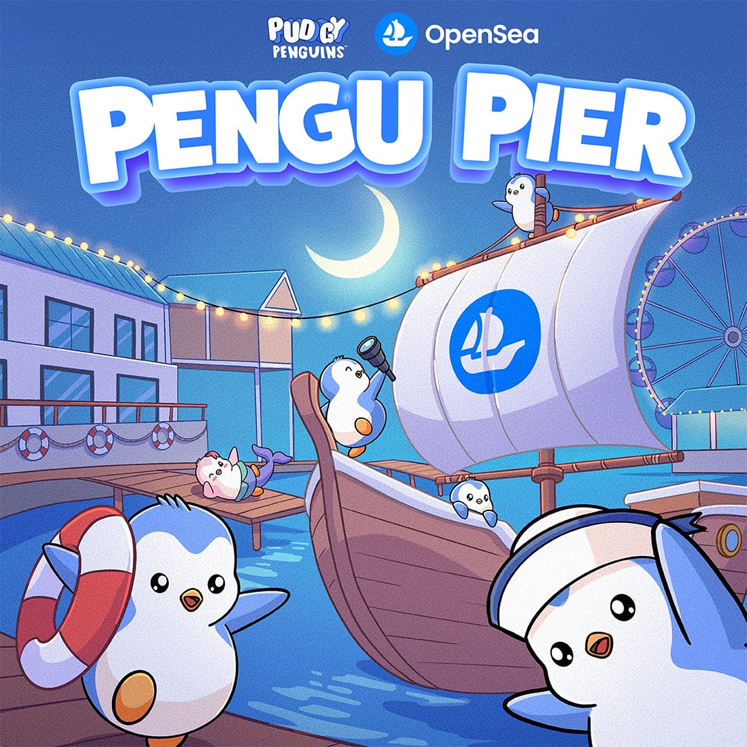 Pudgy Penguins and OpenSea Team Up for PENGU PIER at Art Basel Miami 2025