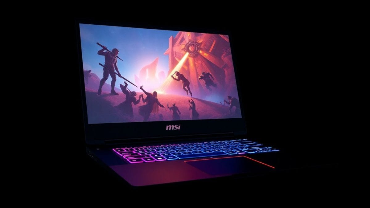 MSI Vector gaming laptop with RGB keyboard