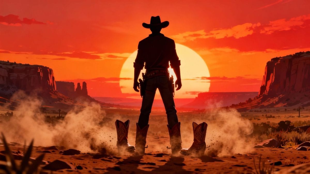 Red Dead Redemption cowboy on mobile