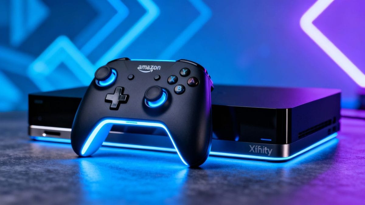 Amazon Luna controller and Xfinity box