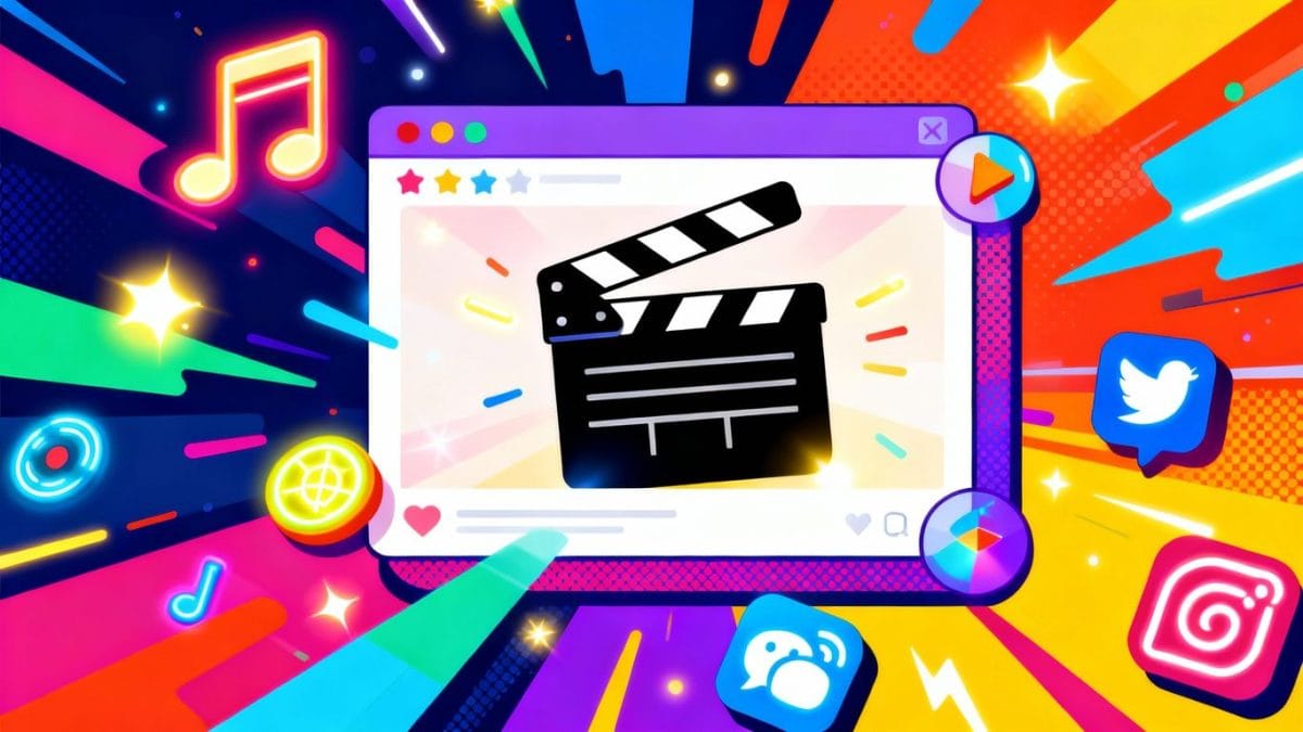 Entertainment news feed with game-like visuals.