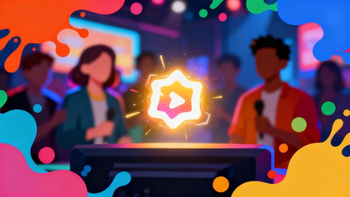 Entertainment news updates with a game-like feel.