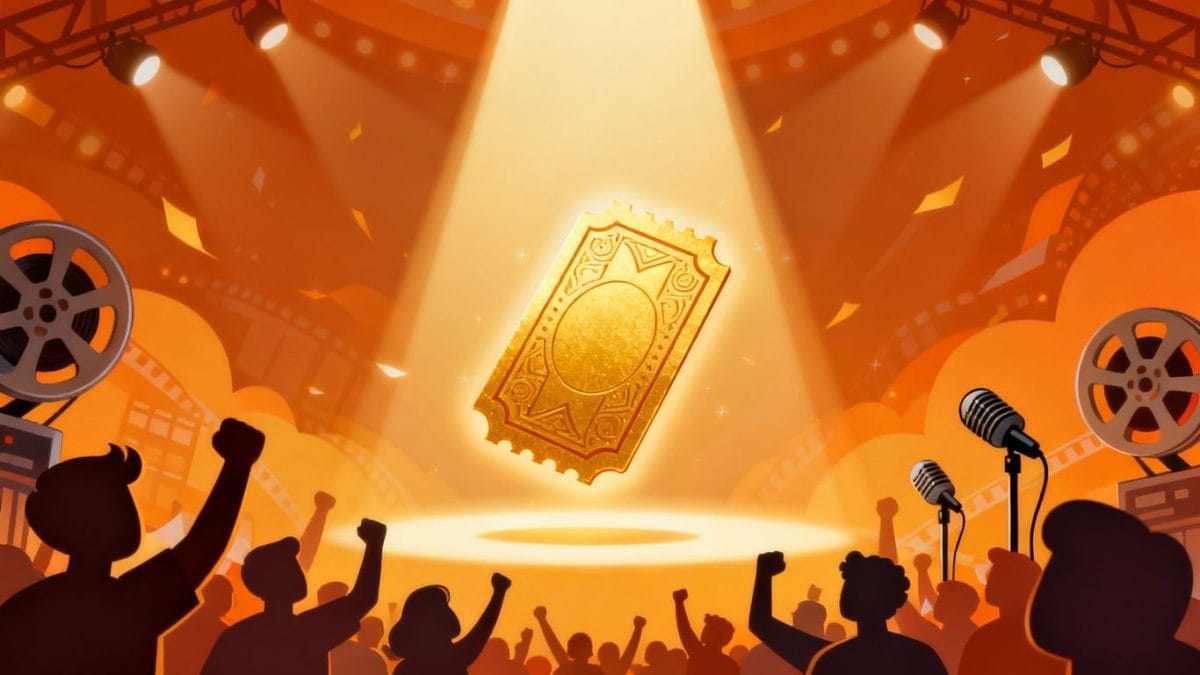 Golden ticket to entertainment career success