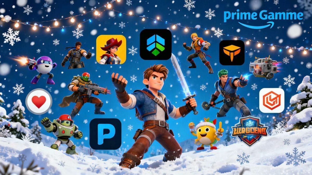 Amazon Prime Gaming December free games collage.