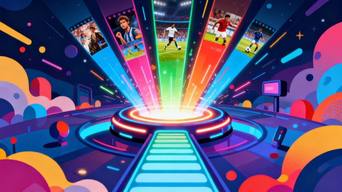 2025 entertainment channel schedule guide visual