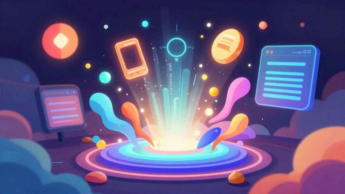 Google Studio AI creativity illustration