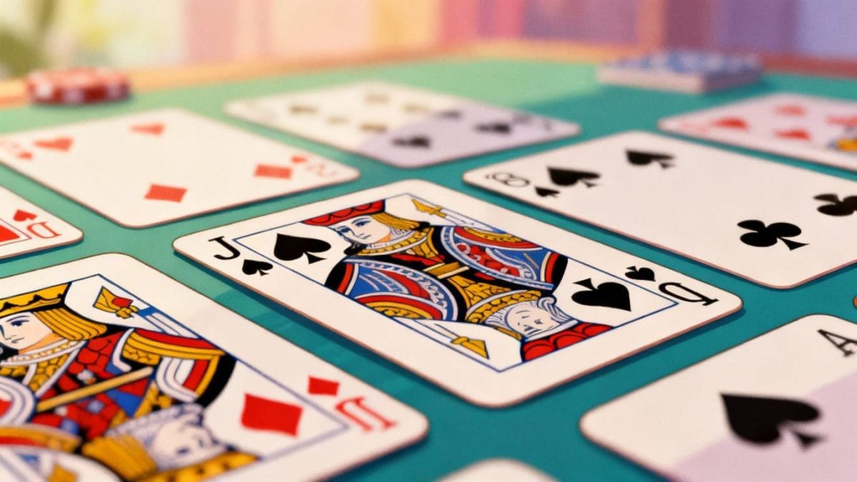 Classic Solitaire card game illustration