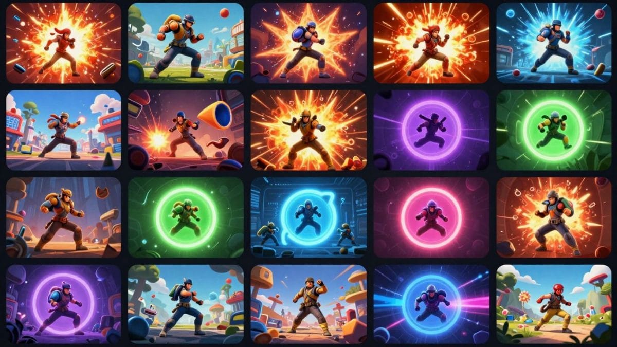 Collage of exciting game interfaces and characters for 2026.