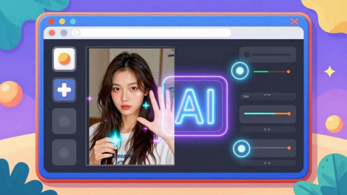AI photo editing with game-like visuals.