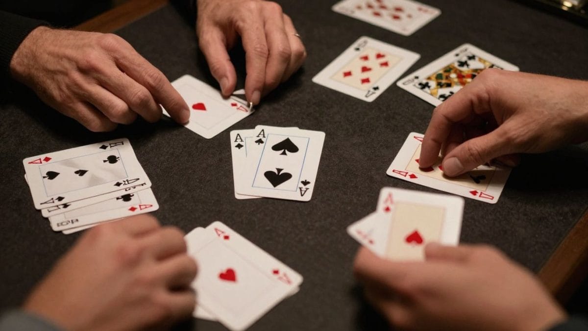 Spades card game strategy illustration