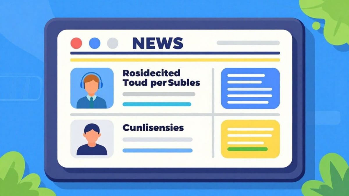 Daily news headlines and icons in a game-like interface.